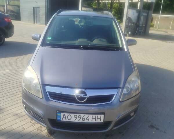 Сірий Опель Зафіра, об'ємом двигуна 1.91 л та пробігом 318 тис. км за 4800 $, фото 1 на Automoto.ua