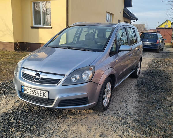 Сірий Опель Зафіра, об'ємом двигуна 1.91 л та пробігом 335 тис. км за 5300 $, фото 1 на Automoto.ua