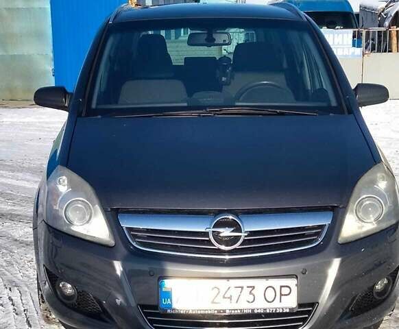 Сірий Опель Зафіра, об'ємом двигуна 1.91 л та пробігом 194 тис. км за 6550 $, фото 1 на Automoto.ua