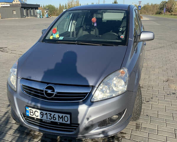 Серый Опель Зафира, объемом двигателя 1.7 л и пробегом 265 тыс. км за 6950 $, фото 1 на Automoto.ua