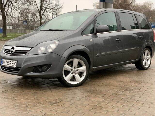 Серый Опель Зафира, объемом двигателя 1.7 л и пробегом 276 тыс. км за 7500 $, фото 1 на Automoto.ua