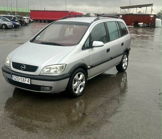 Сірий Опель Зафіра, об'ємом двигуна 2 л та пробігом 330 тис. км за 1600 $, фото 1 на Automoto.ua