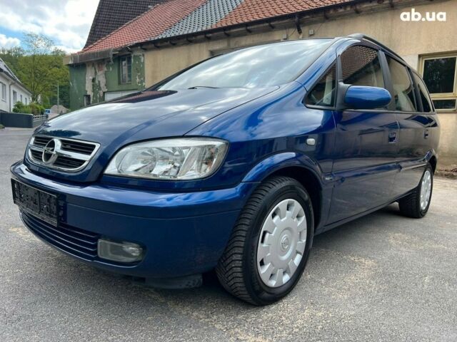 Синий Опель Зафира, объемом двигателя 0 л и пробегом 221 тыс. км за 1100 $, фото 1 на Automoto.ua