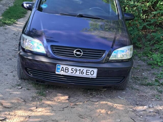 Синій Опель Зафіра, об'ємом двигуна 1.6 л та пробігом 250 тис. км за 3800 $, фото 1 на Automoto.ua