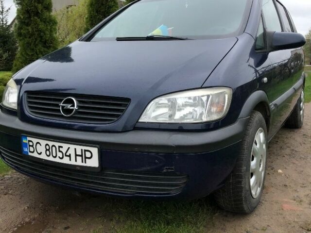 Синий Опель Зафира, объемом двигателя 0 л и пробегом 260 тыс. км за 2800 $, фото 1 на Automoto.ua
