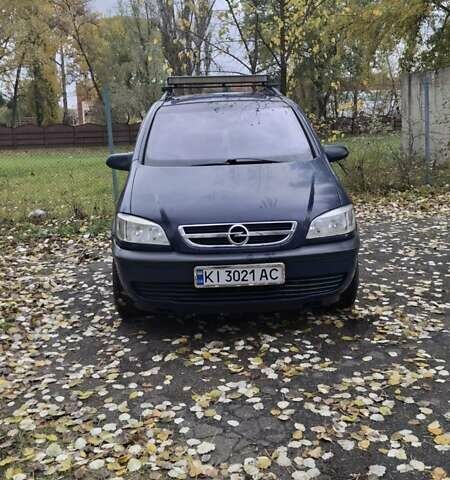 Синій Опель Зафіра, об'ємом двигуна 2 л та пробігом 283 тис. км за 3000 $, фото 1 на Automoto.ua