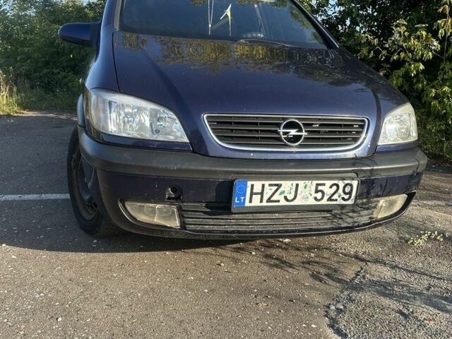 Синій Опель Зафіра, об'ємом двигуна 2 л та пробігом 312 тис. км за 1650 $, фото 1 на Automoto.ua