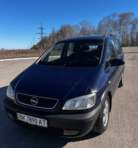 Синій Опель Зафіра, об'ємом двигуна 1.8 л та пробігом 330 тис. км за 3600 $, фото 1 на Automoto.ua