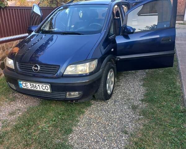 Синій Опель Зафіра, об'ємом двигуна 1.6 л та пробігом 255 тис. км за 3300 $, фото 1 на Automoto.ua