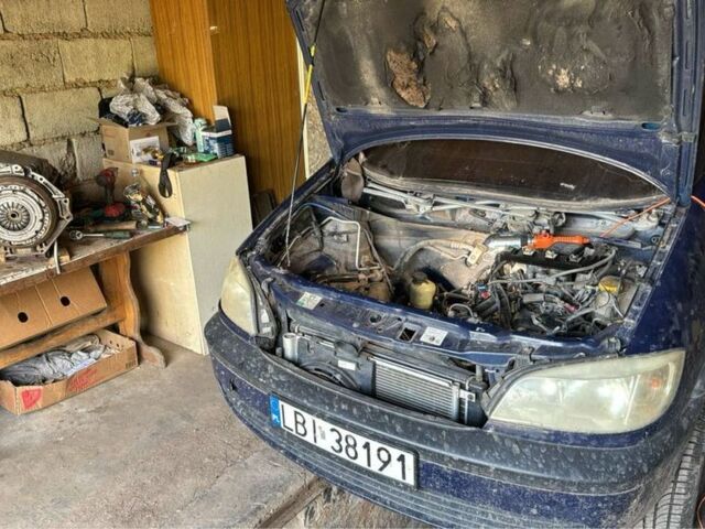 Синий Опель Зафира, объемом двигателя 0 л и пробегом 305 тыс. км за 1700 $, фото 1 на Automoto.ua