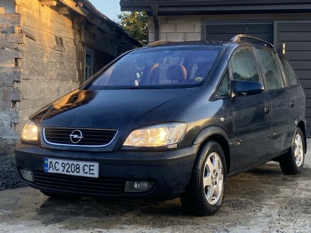 Синій Опель Зафіра, об'ємом двигуна 2 л та пробігом 300 тис. км за 2688 $, фото 1 на Automoto.ua