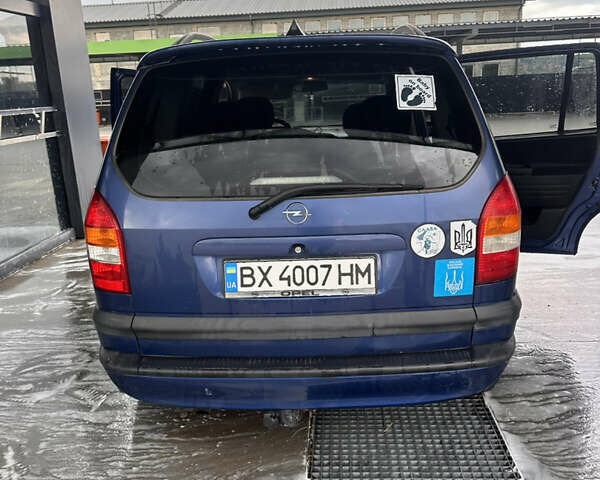 Синій Опель Зафіра, об'ємом двигуна 1.6 л та пробігом 167 тис. км за 2500 $, фото 1 на Automoto.ua