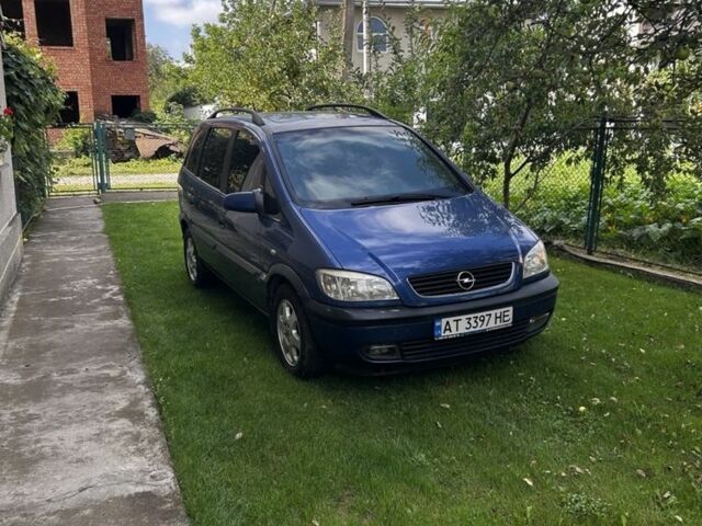 Синій Опель Зафіра, об'ємом двигуна 1.8 л та пробігом 350 тис. км за 3850 $, фото 1 на Automoto.ua