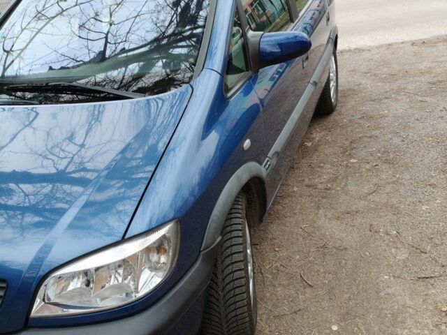 Синій Опель Зафіра, об'ємом двигуна 1.6 л та пробігом 186 тис. км за 6700 $, фото 1 на Automoto.ua