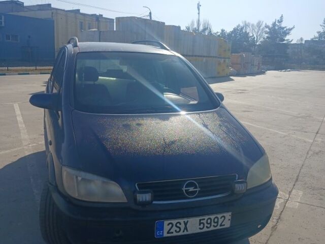 Синий Опель Зафира, объемом двигателя 2 л и пробегом 336 тыс. км за 1467 $, фото 1 на Automoto.ua