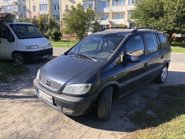 Синий Опель Зафира, объемом двигателя 2.2 л и пробегом 300 тыс. км за 2700 $, фото 1 на Automoto.ua