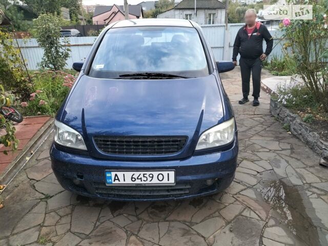 Синій Опель Зафіра, об'ємом двигуна 2.2 л та пробігом 345 тис. км за 5200 $, фото 1 на Automoto.ua