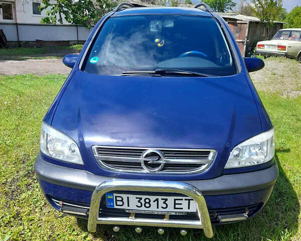 Синій Опель Зафіра, об'ємом двигуна 1.6 л та пробігом 180 тис. км за 3500 $, фото 1 на Automoto.ua