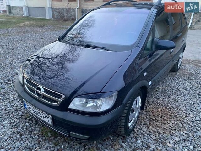 Синій Опель Зафіра, об'ємом двигуна 1.8 л та пробігом 368 тис. км за 3600 $, фото 1 на Automoto.ua