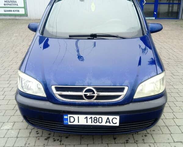 Синій Опель Зафіра, об'ємом двигуна 2 л та пробігом 354 тис. км за 2999 $, фото 1 на Automoto.ua