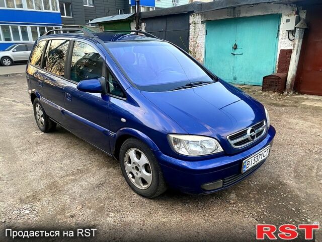 Синій Опель Зафіра, об'ємом двигуна 2.2 л та пробігом 300 тис. км за 2700 $, фото 1 на Automoto.ua