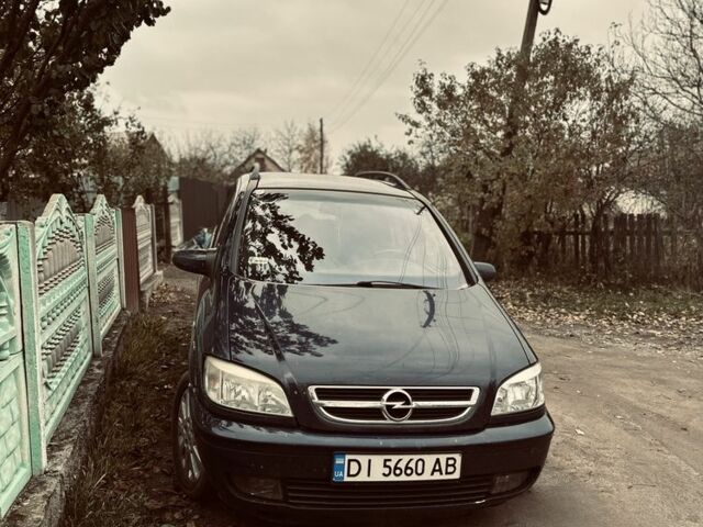 Синій Опель Зафіра, об'ємом двигуна 2 л та пробігом 22 тис. км за 3500 $, фото 1 на Automoto.ua
