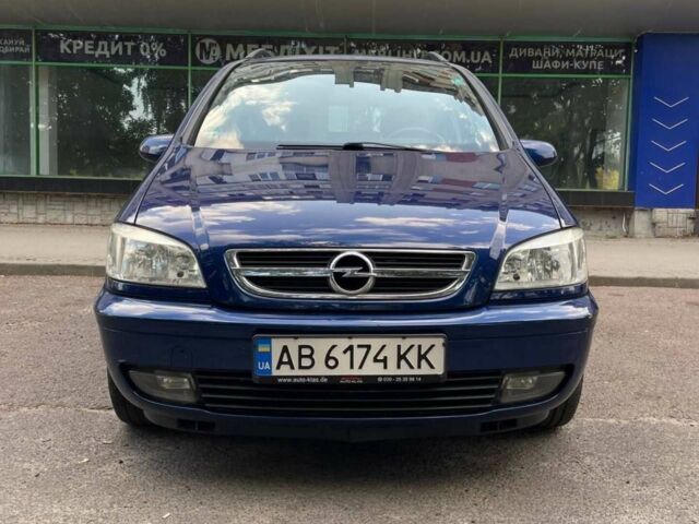 Синій Опель Зафіра, об'ємом двигуна 1.8 л та пробігом 213 тис. км за 4500 $, фото 1 на Automoto.ua
