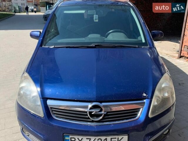 Синій Опель Зафіра, об'ємом двигуна 1.6 л та пробігом 420 тис. км за 3800 $, фото 1 на Automoto.ua