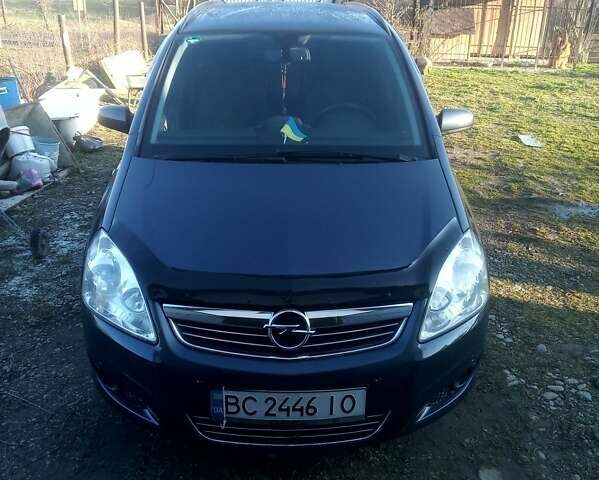 Синий Опель Зафира, объемом двигателя 1.7 л и пробегом 297 тыс. км за 6000 $, фото 1 на Automoto.ua