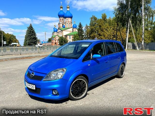 Синій Опель Зафіра, об'ємом двигуна 2 л та пробігом 256 тис. км за 5500 $, фото 1 на Automoto.ua