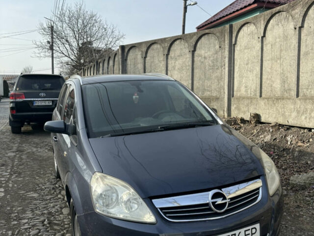 Синий Опель Зафира, объемом двигателя 1.91 л и пробегом 250 тыс. км за 5500 $, фото 1 на Automoto.ua