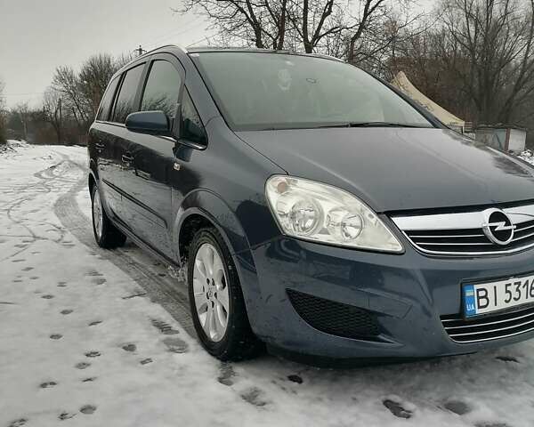 Синій Опель Зафіра, об'ємом двигуна 1.7 л та пробігом 270 тис. км за 6800 $, фото 1 на Automoto.ua