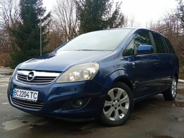 Синий Опель Зафира, объемом двигателя 1.7 л и пробегом 215 тыс. км за 6000 $, фото 1 на Automoto.ua