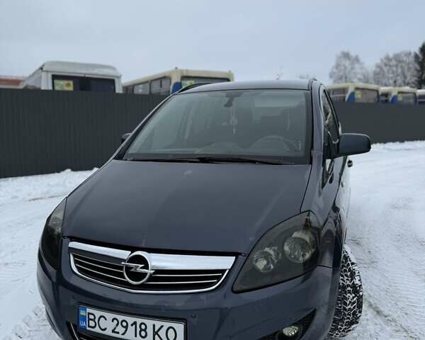 Синий Опель Зафира, объемом двигателя 1.7 л и пробегом 320 тыс. км за 6250 $, фото 1 на Automoto.ua