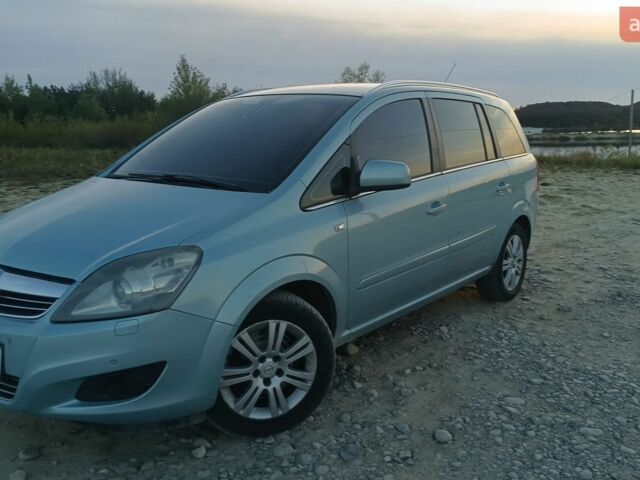 Синий Опель Зафира, объемом двигателя 1.91 л и пробегом 343 тыс. км за 6500 $, фото 1 на Automoto.ua