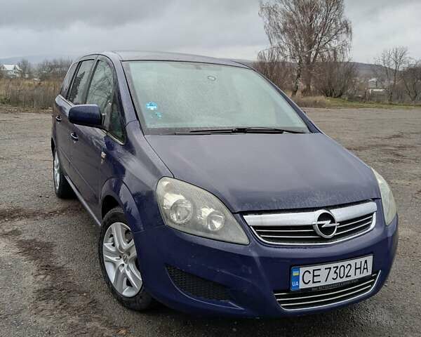Синий Опель Зафира, объемом двигателя 1.7 л и пробегом 280 тыс. км за 6716 $, фото 1 на Automoto.ua