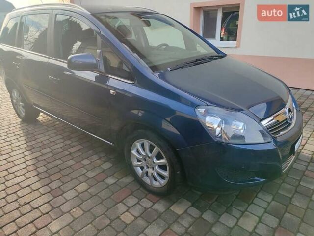Синій Опель Зафіра, об'ємом двигуна 1.6 л та пробігом 175 тис. км за 6850 $, фото 1 на Automoto.ua