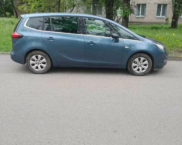 Синій Опель Зафіра, об'ємом двигуна 1.6 л та пробігом 255 тис. км за 10500 $, фото 1 на Automoto.ua