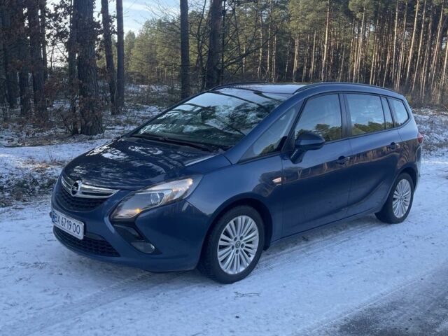 Синій Опель Зафіра, об'ємом двигуна 1.96 л та пробігом 219 тис. км за 11750 $, фото 1 на Automoto.ua