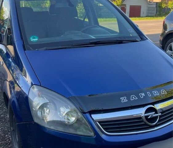 Синій Опель Зафіра, об'ємом двигуна 1.9 л та пробігом 243 тис. км за 5500 $, фото 1 на Automoto.ua