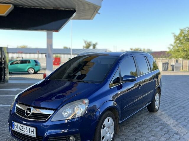Синій Опель Зафіра, об'ємом двигуна 1.6 л та пробігом 240 тис. км за 4900 $, фото 1 на Automoto.ua