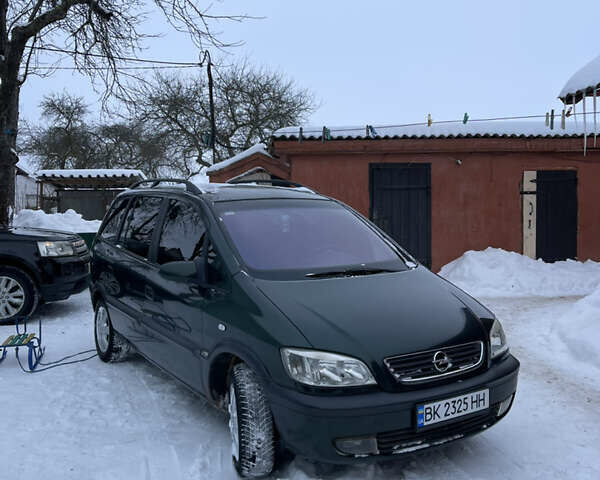 Зеленый Опель Зафира, объемом двигателя 1.8 л и пробегом 279 тыс. км за 3700 $, фото 1 на Automoto.ua