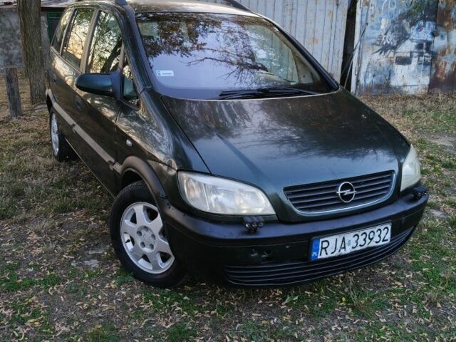 Зеленый Опель Зафира, объемом двигателя 2 л и пробегом 400 тыс. км за 1804 $, фото 1 на Automoto.ua