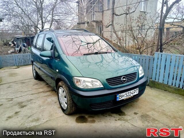 Зелений Опель Зафіра, об'ємом двигуна 1.6 л та пробігом 390 тис. км за 3500 $, фото 1 на Automoto.ua