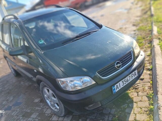 Зелений Опель Зафіра, об'ємом двигуна 2 л та пробігом 365 тис. км за 2650 $, фото 1 на Automoto.ua