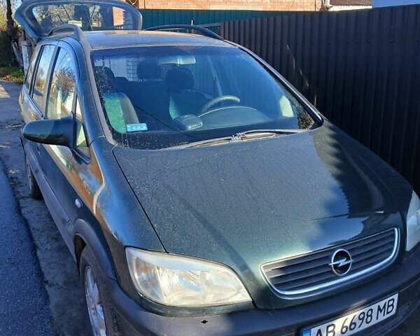 Зеленый Опель Зафира, объемом двигателя 1.6 л и пробегом 280 тыс. км за 3000 $, фото 1 на Automoto.ua