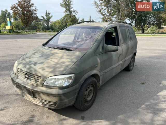 Зеленый Опель Зафира, объемом двигателя 2.17 л и пробегом 320 тыс. км за 2564 $, фото 1 на Automoto.ua