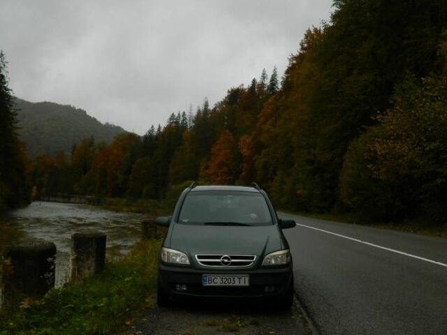 Зеленый Опель Зафира, объемом двигателя 1.8 л и пробегом 233 тыс. км за 3100 $, фото 1 на Automoto.ua