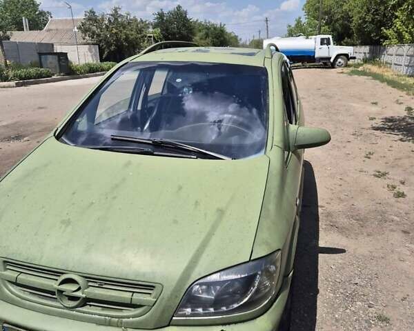 Зеленый Опель Зафира, объемом двигателя 2.2 л и пробегом 400 тыс. км за 2500 $, фото 1 на Automoto.ua