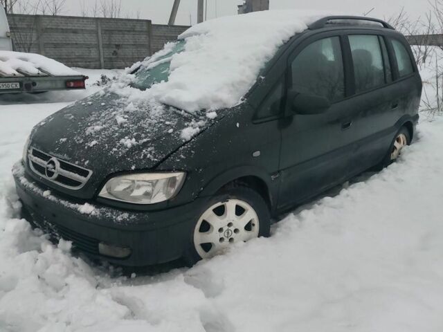 Зеленый Опель Зафира, объемом двигателя 2 л и пробегом 300 тыс. км за 2600 $, фото 1 на Automoto.ua